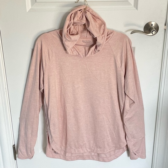 Athleta Pink Uptempo Hoodie Sweatshirt- 35793 - Picture 2 of 12